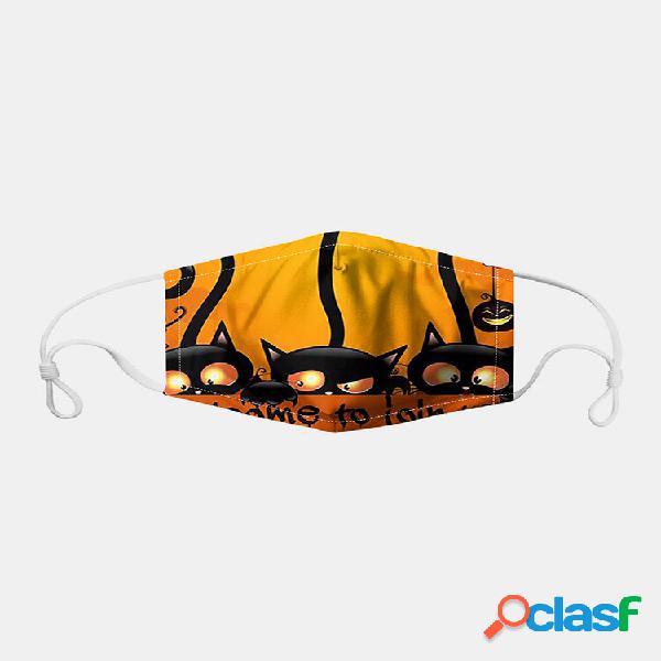 Men & Women 7PCS PM2.5 Filter Halloween Style Printing