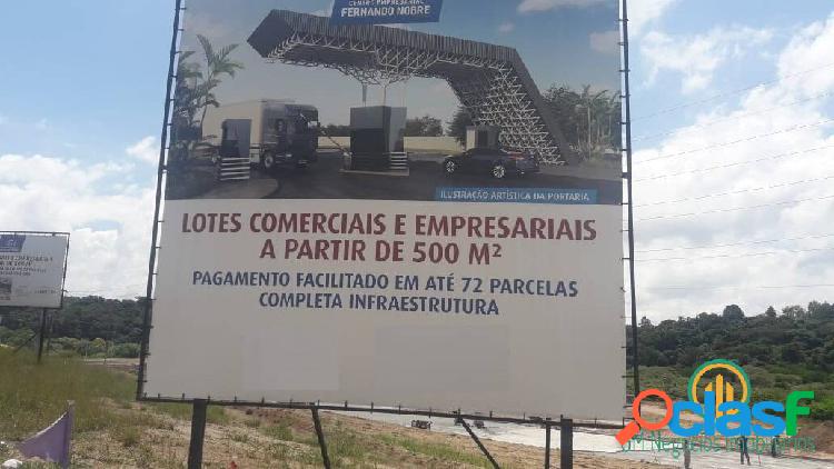 ótimos terrenos comerciais e empresariais novo loteamento