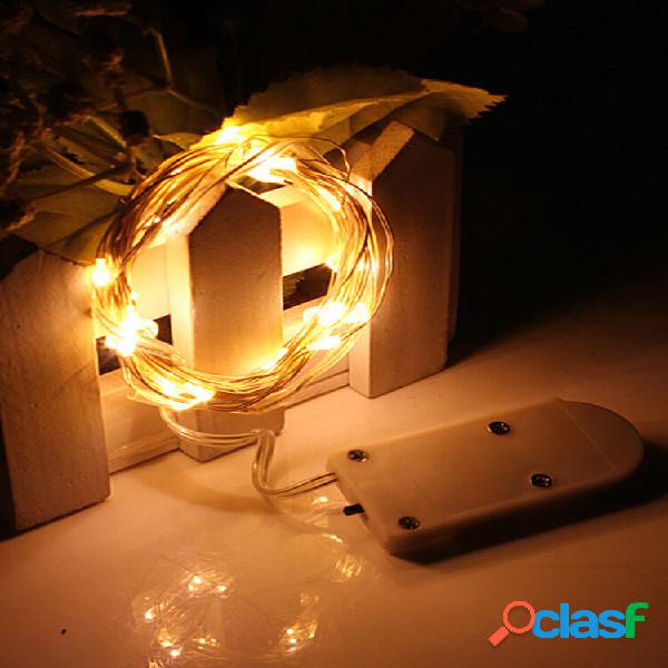 2M 20 LED Bateria Luzes de fada operadas decoração de