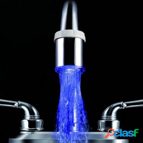 3 cores Não Bateria Água Faucet Glow LED Temperatura