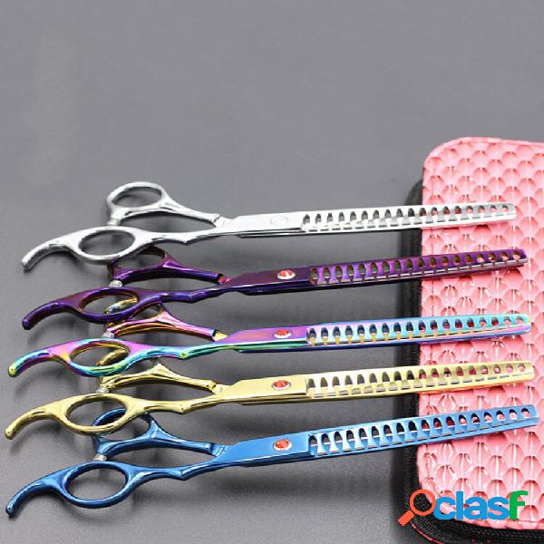 7 "Professional Pet Cachorro Tesoura Tesoura de corte de