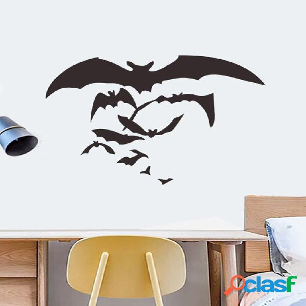 Adesivo de parede de Miico Bat Halloween Adesivo de parede