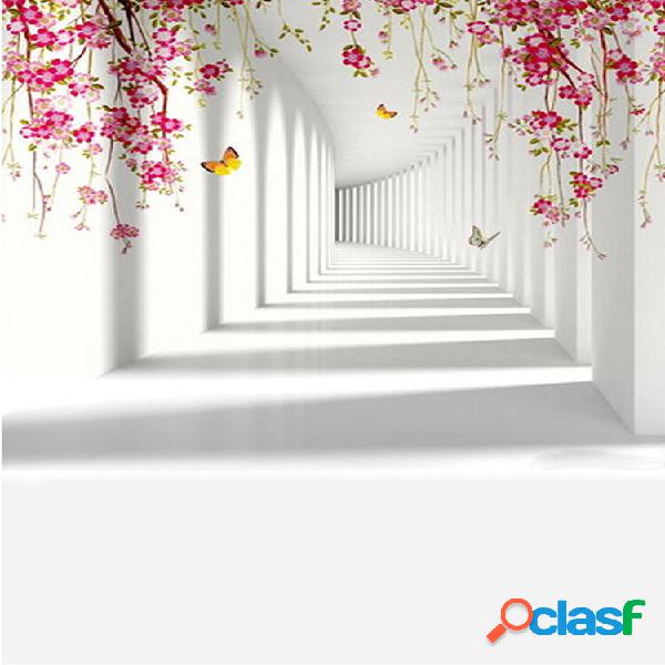 Fotografia de vinil 5x7FT Fundo do corredor de arte 3D