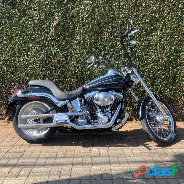 HARLEY-DAVIDSON FXSTDI PRETO 2005 1450 GASOLINA