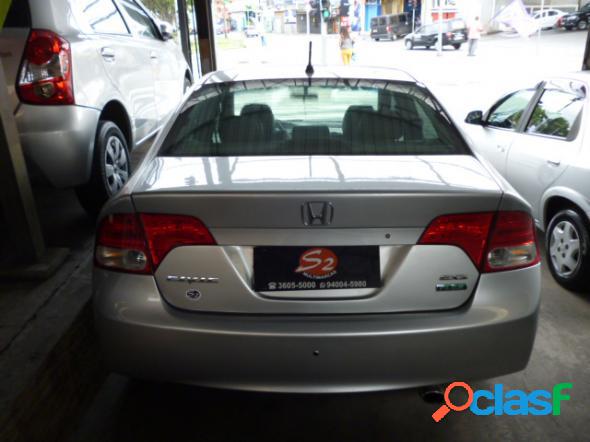 HONDA CIVIC SEDAN EXS 1.81.8 FLEX 16V AUT. 4P PRATA 2007 1.8