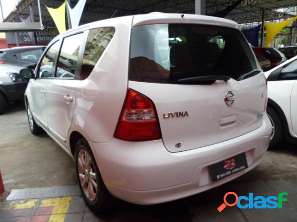 NISSAN LIVINA S 1.8 16V FLEX FUEL AUT. BRANCO 2013 1.8 FLEX