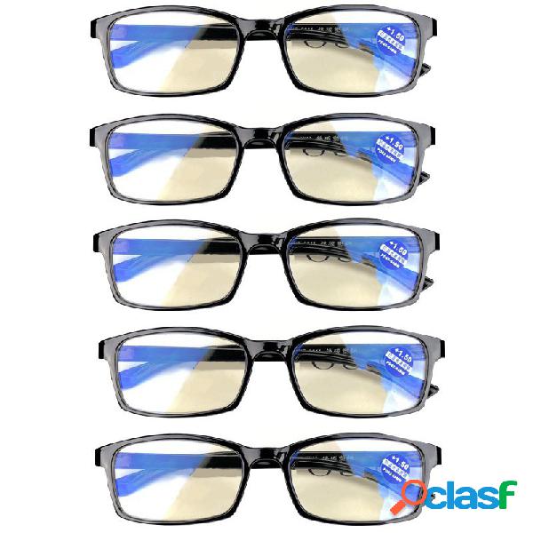 Reading Óculos Fashion Ultra Light Weight TR90 Anti Blue