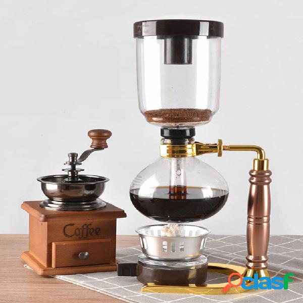 Sifão Cafeteira Pote de aço inoxidável Durável e