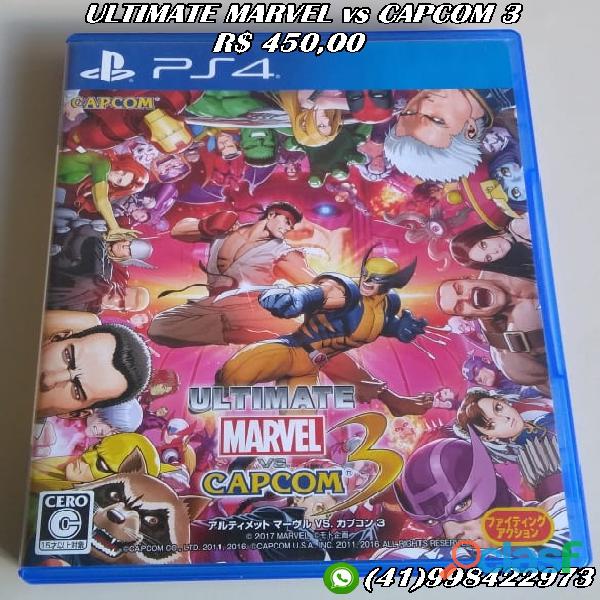 Ultimate Marvel Vs Capcom 3 Ps4 (fisica) Leia Descrição