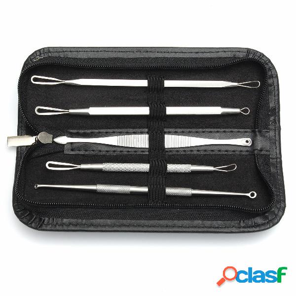 5Pcs Multipurpose Blackhead Removendo Acne Extractor