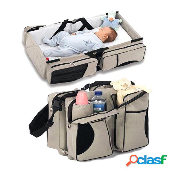 Cama dobrável de viagem para bebê Bolsa portátil para