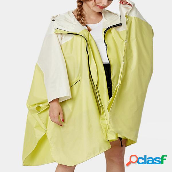 Casaco impermeável da moda Poncho roupas ao ar livre