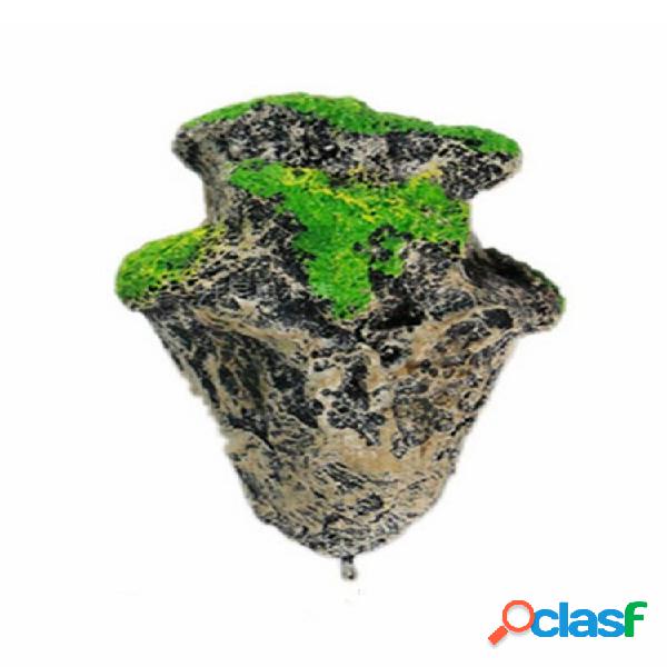 Decoração do tanque de peixes de pedra voadora Ornamento