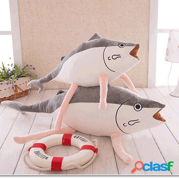 Desenho animado bonito Soft Simulação adorável Peixe