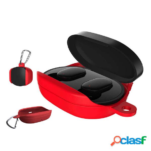 Proteção portátil Silicone Caso Armazenamento de fone de