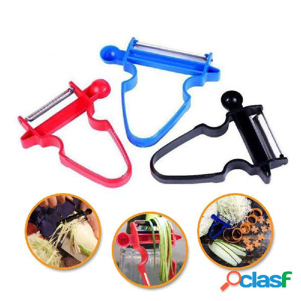 3 pçs / set Magic Trio Peeler Multi-purpose cortador de