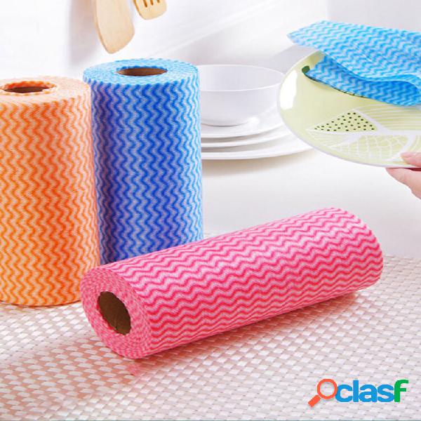 50 Pcs / Roll Pano Descartável Para Cozinha Pano De Limpeza