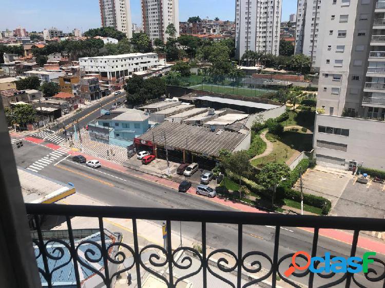 Apartamento com 2 dormitórios para alugar, 52 m² por R$