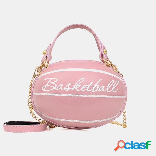 Bolsa feminina de basquete futebol bolsa crossbody Bolsa