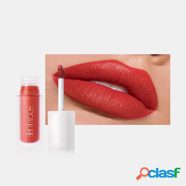 Brilho labial fosco de 6 cores de longa duração