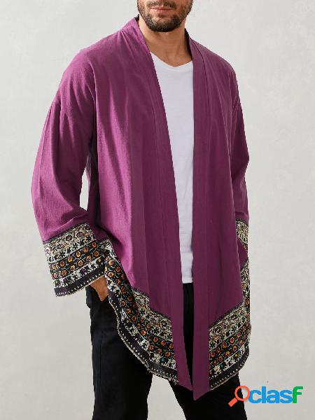 Casaco masculino casual irregular retrô solto hanfu
