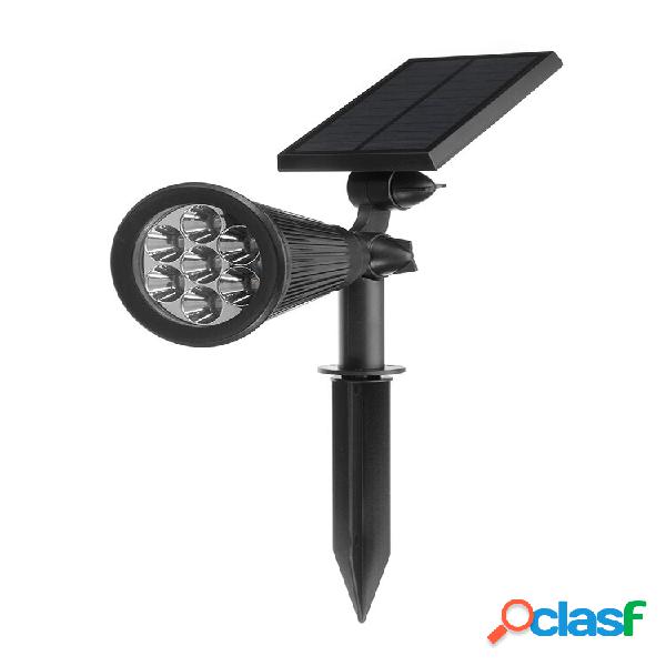 Jardim ao ar livre 7 LED Ponto solar Inundação Caminho da
