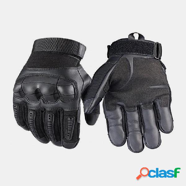 Luvas táticas handschuhe touch screen full dedo