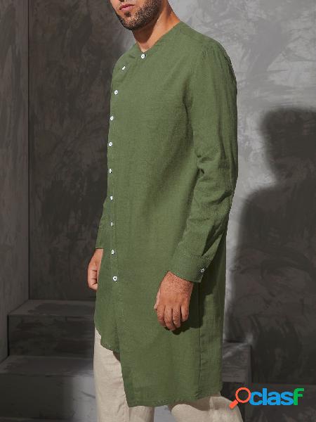 Masculino Casual Árabe Muçulmano Botão Design
