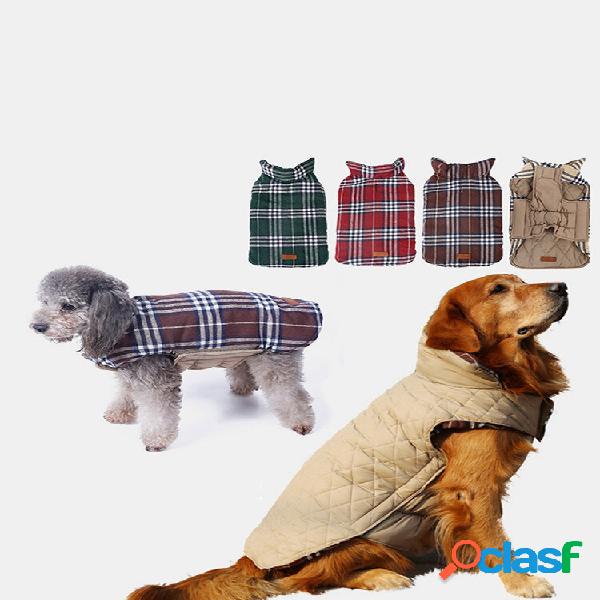 1 peça outono inverno roupas pet duas faces disponíveis