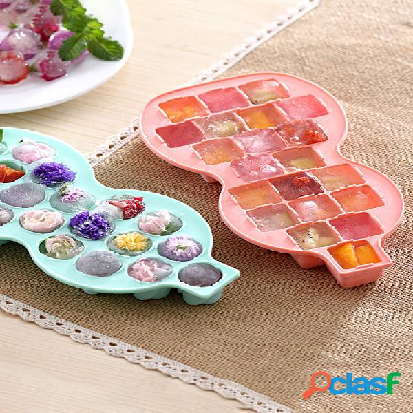 21 furos Silicone Bandeja de gelo DIY Ice Cube Molde Cubo de