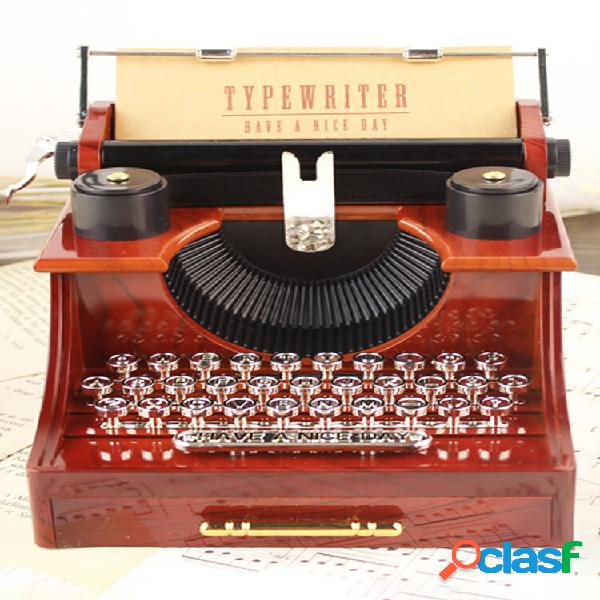 Dia das Mães Vintage Nostálgico Máquina de Escrever