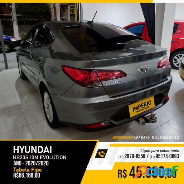 HYUNDAI HB20S EVOLUTION 1.0 FLEX 12V MEC. CINZA 2020 1.0