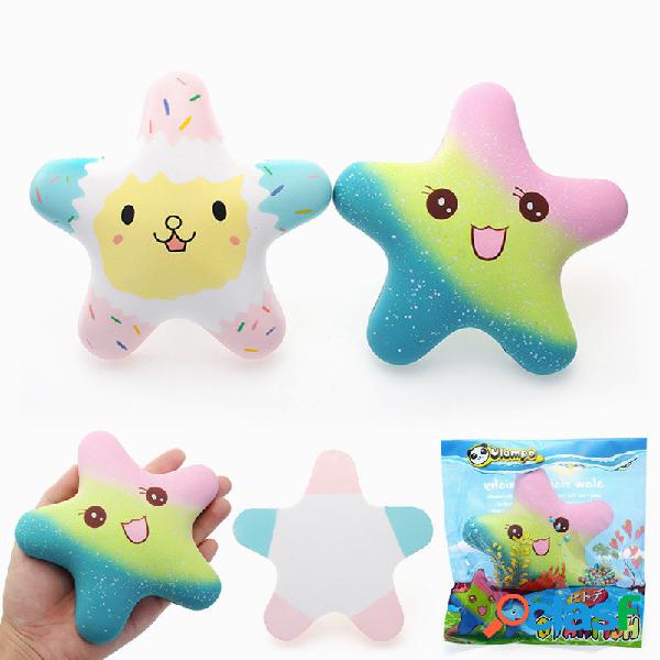 Vlampo Squishy Starfish Luminoso Glow In Dark Slow Rising