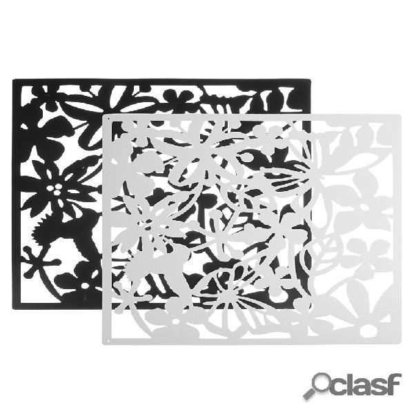 12 unidades Para Casa Moda Pássaro Borboleta Flor
