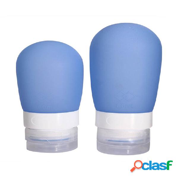 60 e 80ml Banheiro portátil para viagem sílica gel Caixa