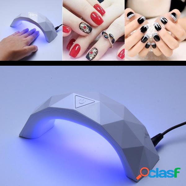 9W Mini UV LED Nail Dryer Nails Gel Polish Lâmpada Light