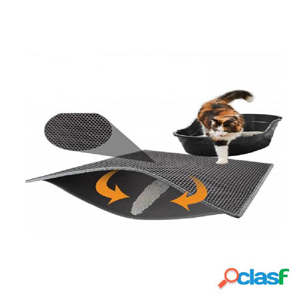 MECO Portable Double-Layer Cat Litter Foam Mat Caçador