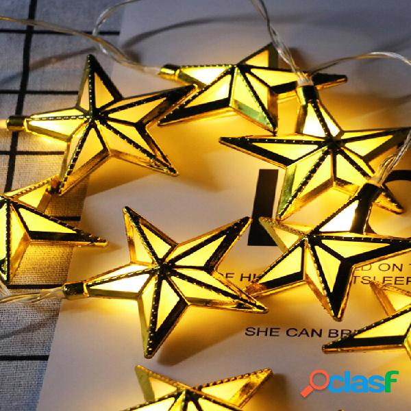 Ramadan Light Star Forma String Luz Romântico Bling