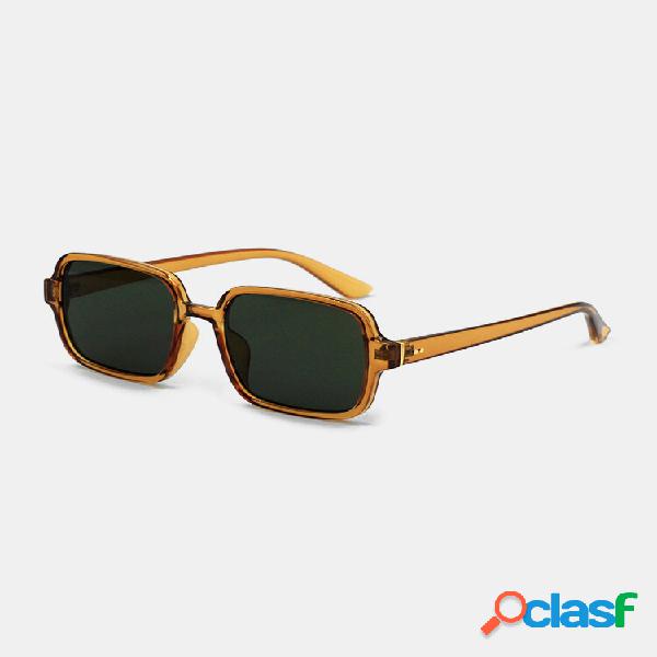 Óculos de Sol Unisex Square Full Frame Proteção UV Simple