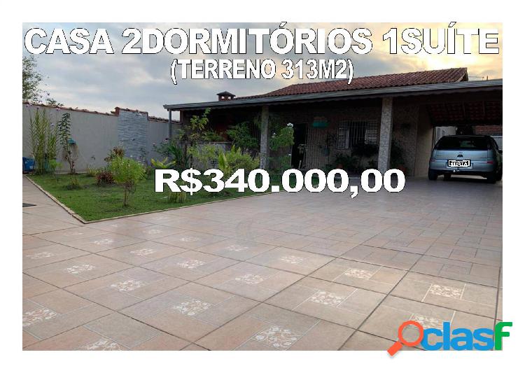 (Lote Inteiro)Casa 2dormitórios 1suite R$340.000,00 Lado