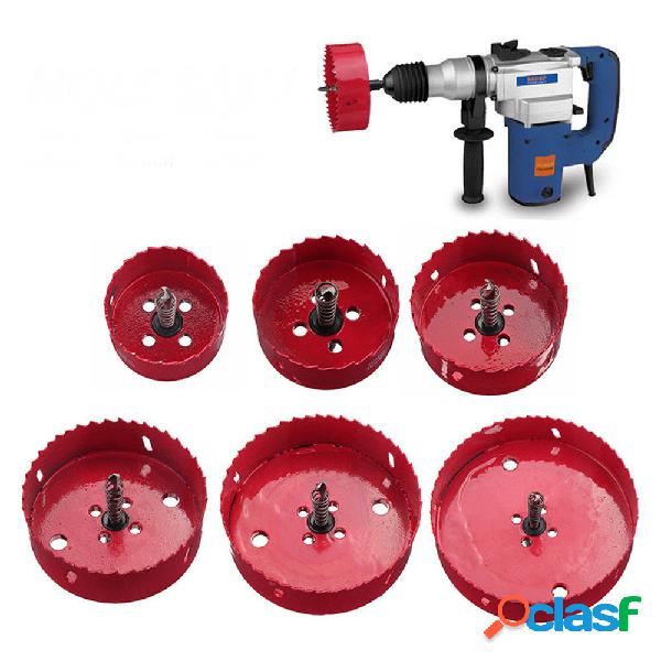 60-135mm M42 Metal Buraco Saw Cortador Brocas Com Haste Para