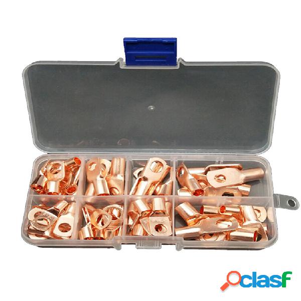60 Pcs SC Bare Terminais De Cobre Anel de Emenda Em Torno