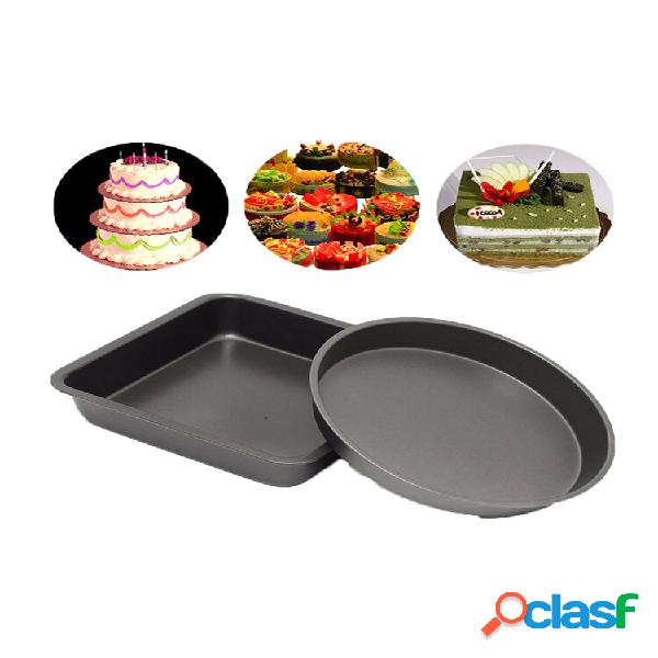 Antiaderente Bakeware bolo assando bandeja bandeja de