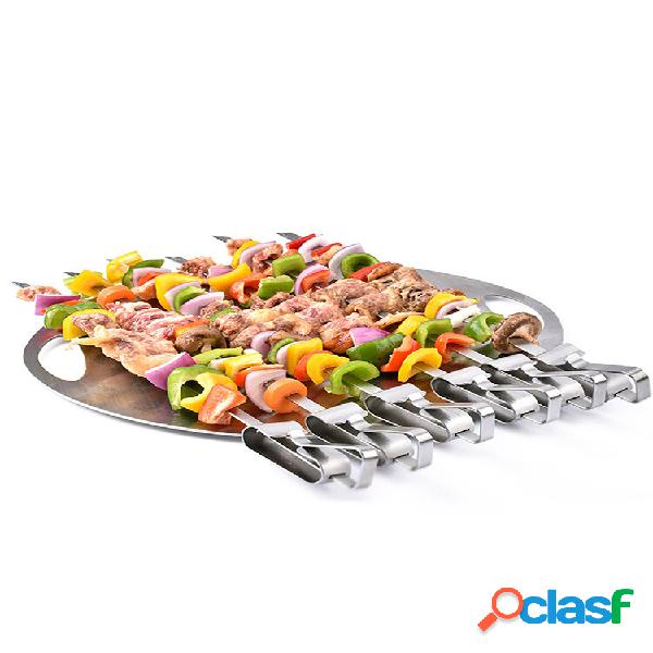 BOLEEFUN 6 PCS espetos reutilizáveis garfos removíveis