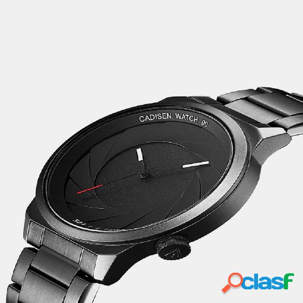 Cintura à prova d'água vintage Watch couro inoxidável
