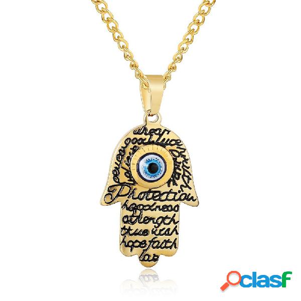 Colares de moda masculina de aço de titânio de prata de