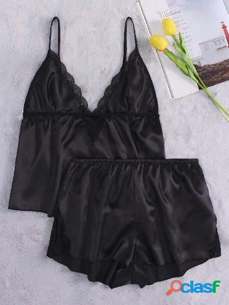 Conjunto de Pijama Black Hollow Design