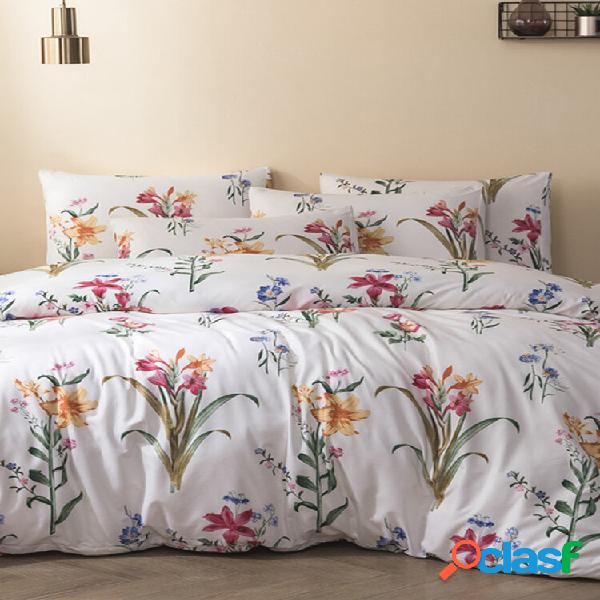 Conjunto de edredom para edredom de três peças com capa de