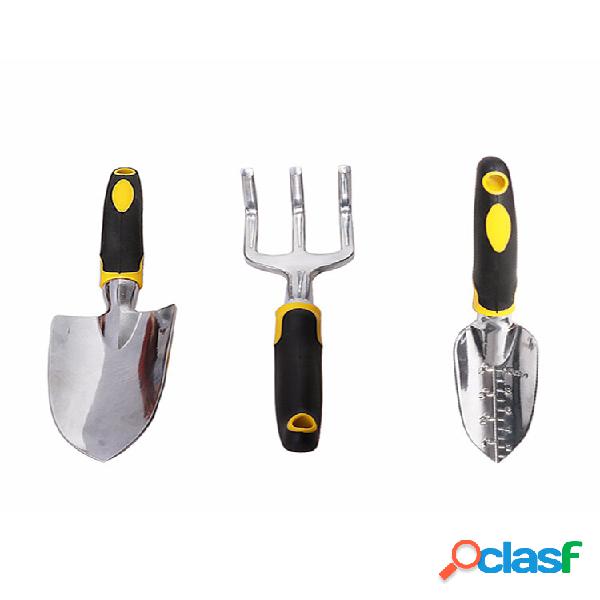 Conjunto de ferramentas de jardim de três peças Honana