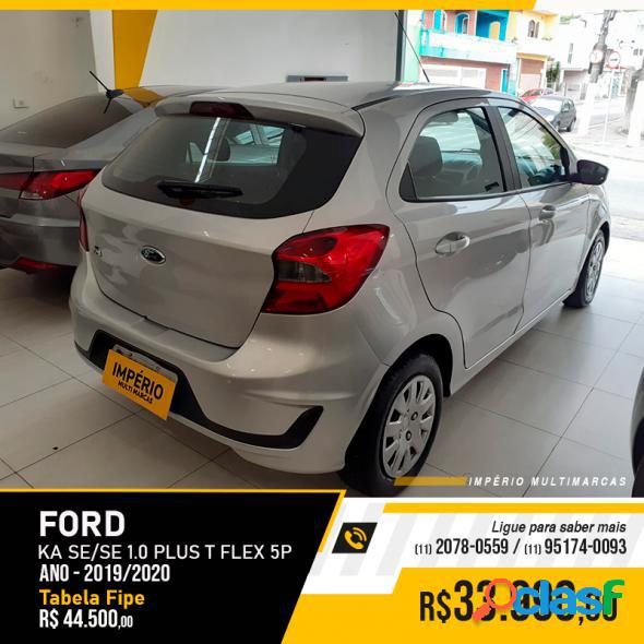 FORD KA 1.0 SESE PLUS TIVCT FLEX 5P PRATA 2020 1.0 FLEX